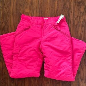 Sears Bright Pink Kids Snow Pants NEW